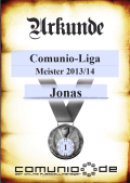 Comunio Winner Certificate classic